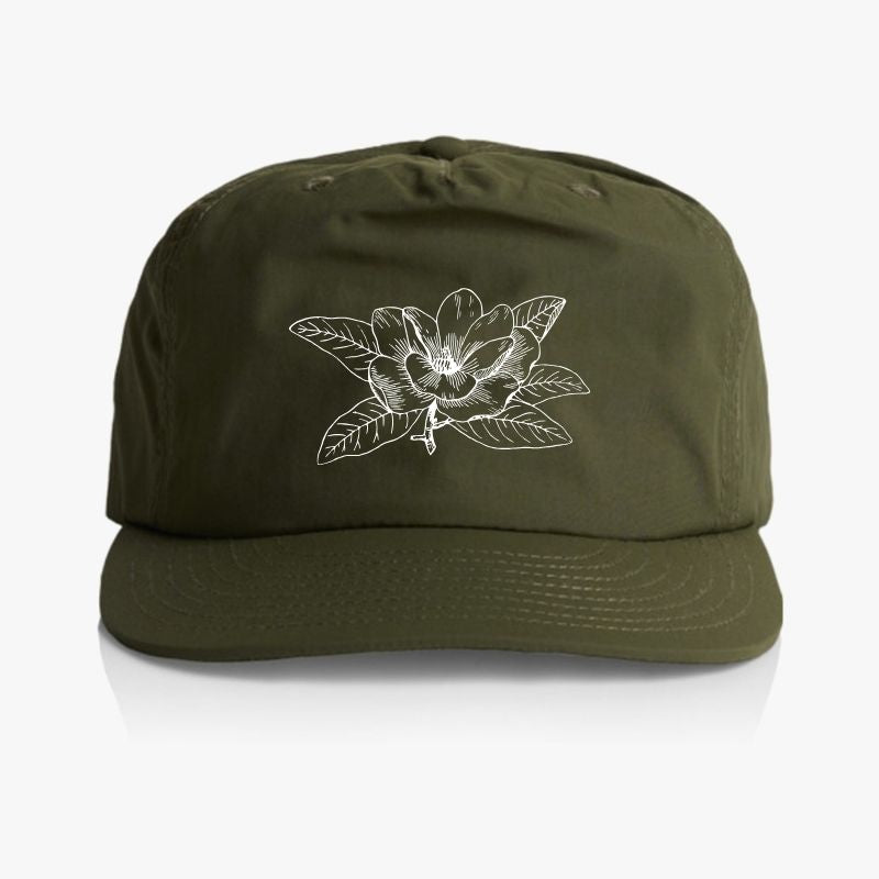 Magnolia Flower Surf Cap