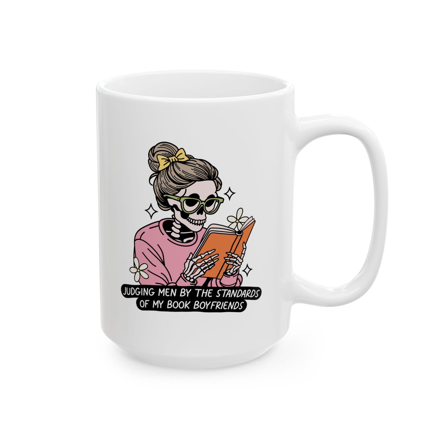 Judging Men By My Book Boyfriends Mug