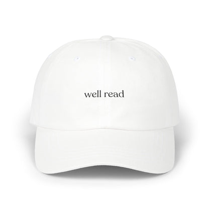 Well Read Embroidered Baseball Cap