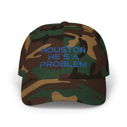 Houston He's A Problem Embroidered Baseball Cap