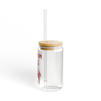 Read 'Em Cowgirl Sipper Glass