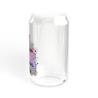 Crying Over Fictional Characters Sipper Glass
