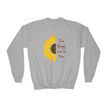 Youth Two Things Can Be True Sweatshirt