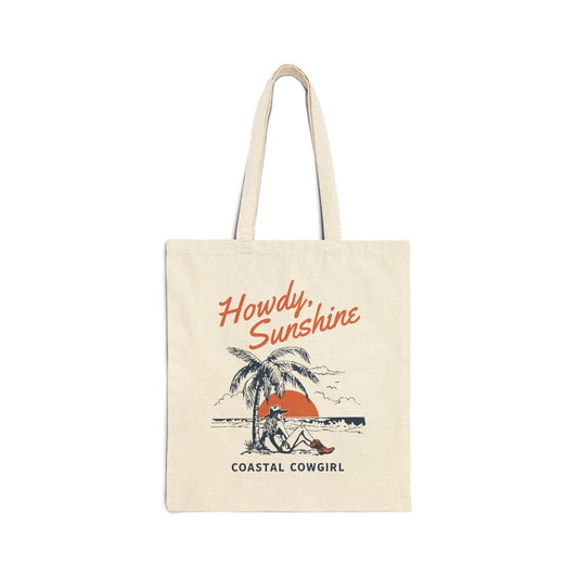 Howdy Sunshine Coastal Cowgirl Tote Bag