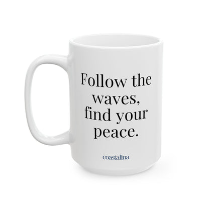 Peaceful Ocean Waves Mug