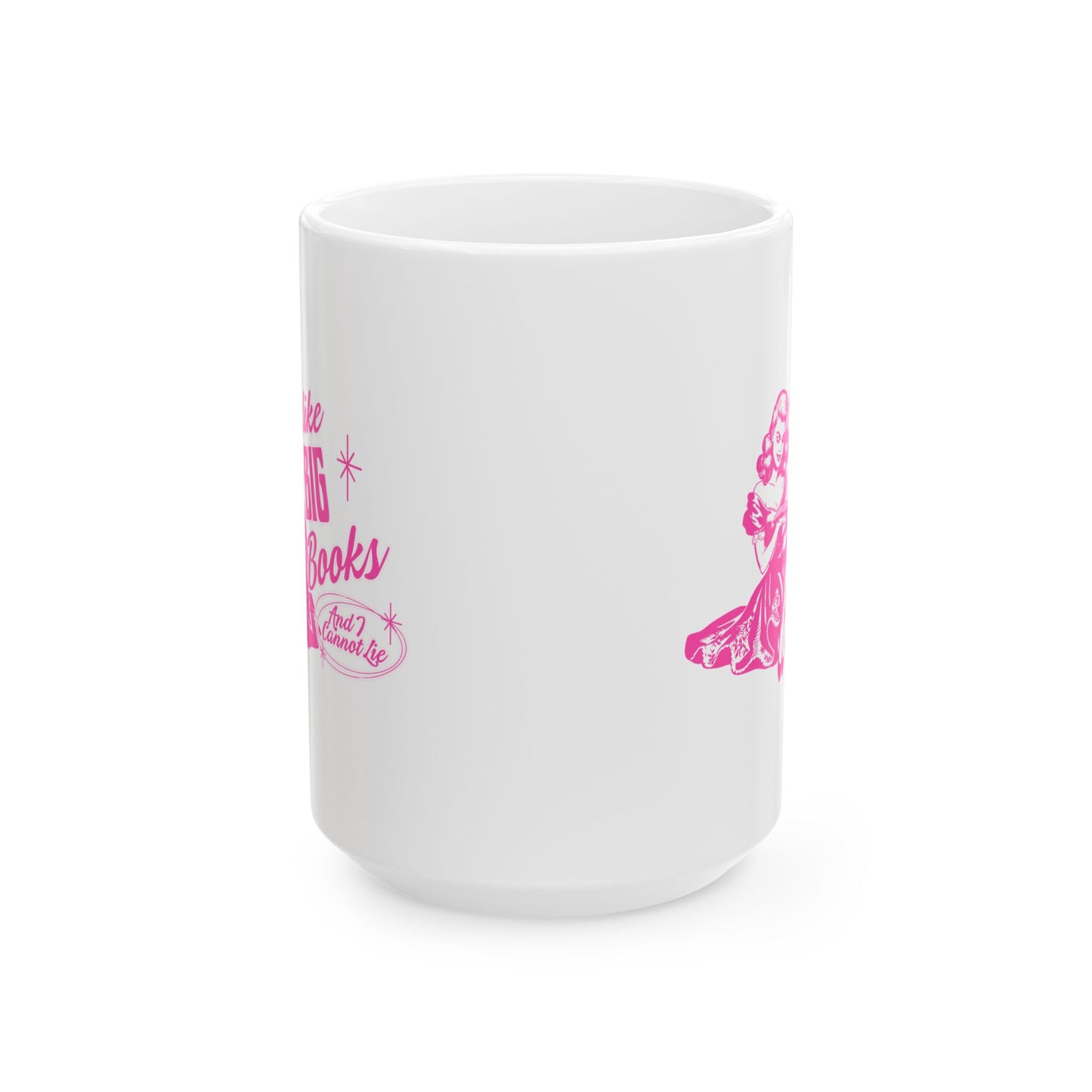 I Like Big Books Retro Mug