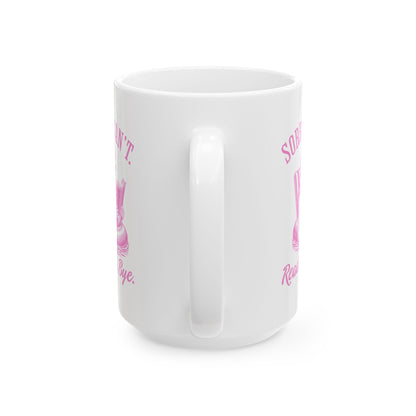 Sorry Can't Reading Bye Mug