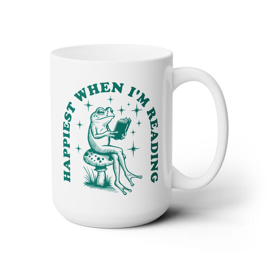 Happiest When I'm Reading Coffee Mug