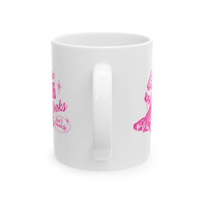I Like Big Books Retro Mug
