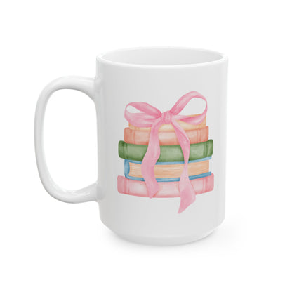 Books & Bow Coquette Mug