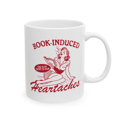Book Induced Heartaches Mug