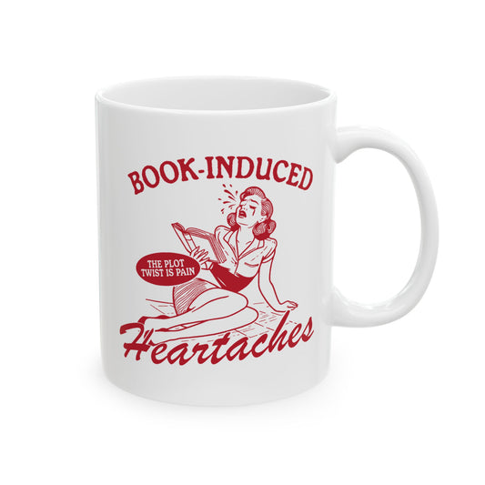 Book Induced Heartaches Mug