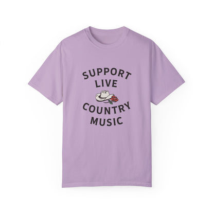 Support Live Country Music T-Shirt