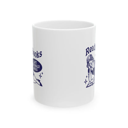 Reading Books I Can't Emotionally Handle Mug