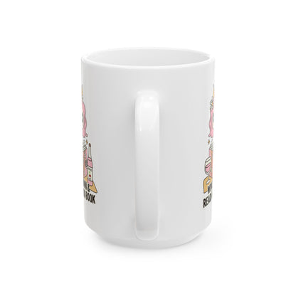 Wine Down And Read A Good Book Mug