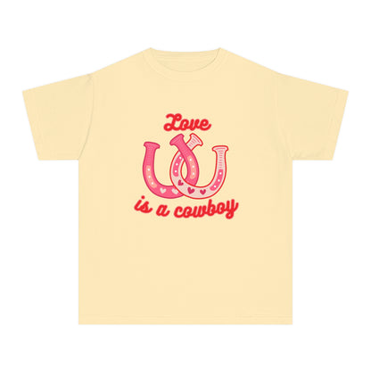 Youth Love Is A Cowboy Graphic T-Shirt