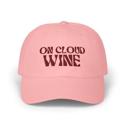 On Cloud Wine Embroidered Baseball Cap