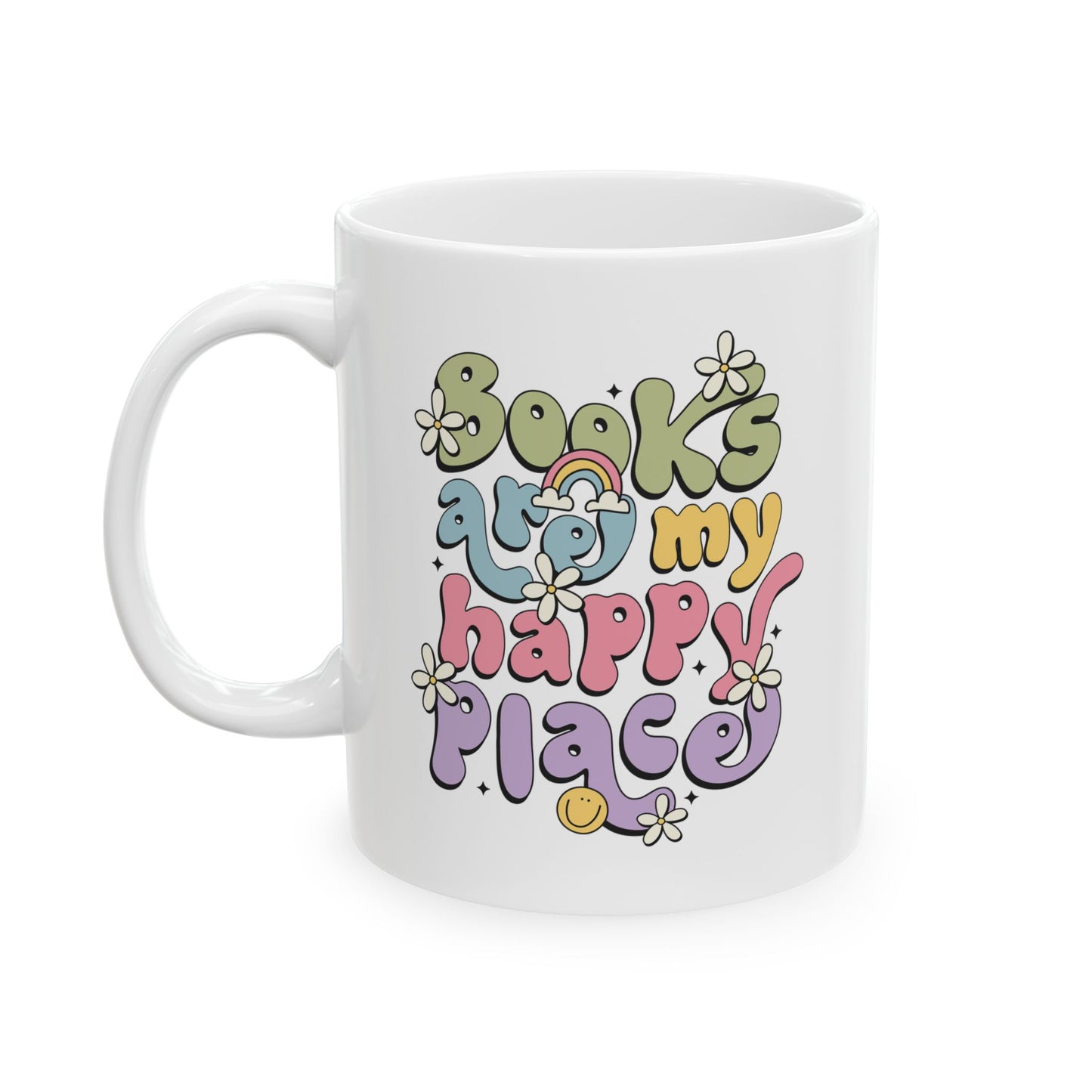 Books Are My Happy Place Mug