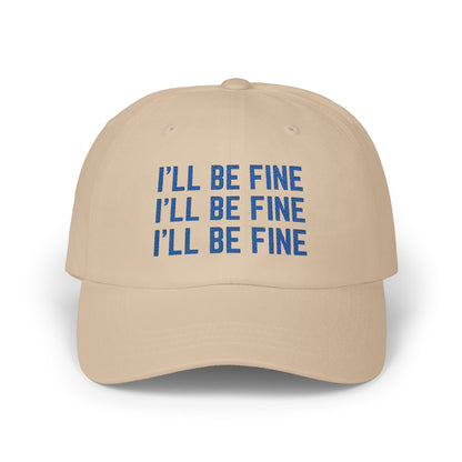 I'll Be Fine Cap, Megan Moroney Inspired Embroidered Baseball Cap