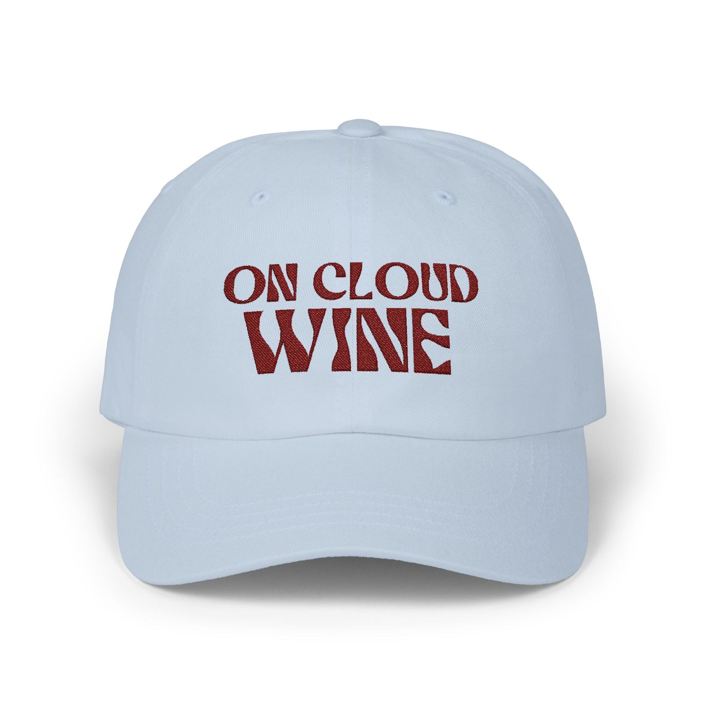 On Cloud Wine Embroidered Baseball Cap
