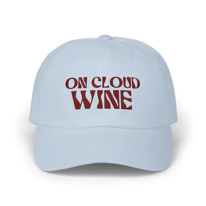 On Cloud Wine Embroidered Baseball Cap