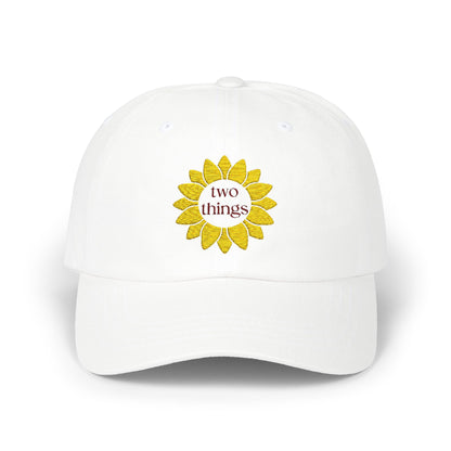 Two Things Embroidered Baseball Cap
