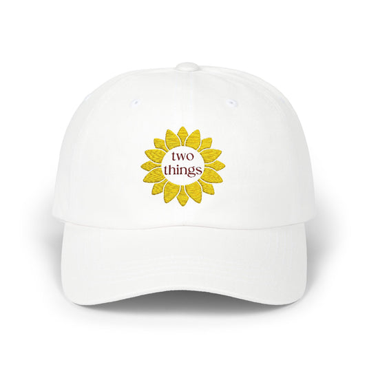 Two Things Embroidered Baseball Cap