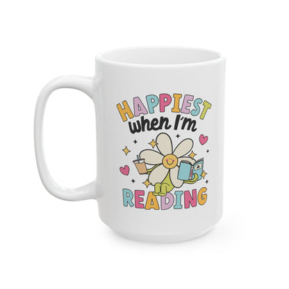 Happiest When I'm Reading Mug
