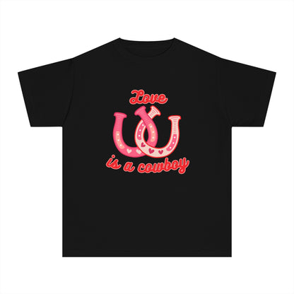 Youth Love Is A Cowboy Graphic T-Shirt