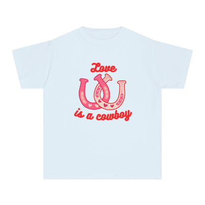 Youth Love Is A Cowboy Graphic T-Shirt