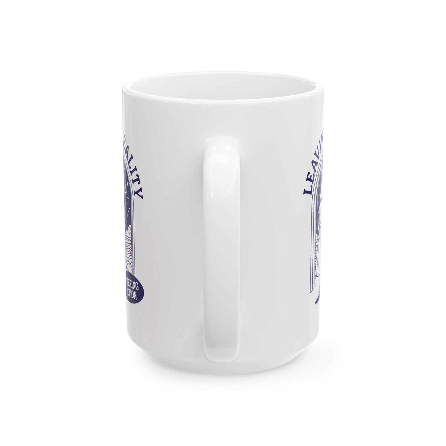 Retro Leaving Reality Entering Fiction Mug