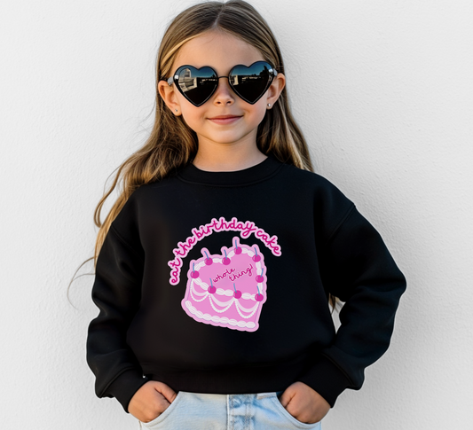 Youth Eat The Birthday Cake Sweatshirt