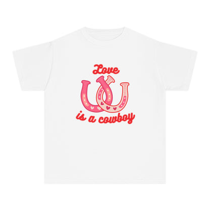 Youth Love Is A Cowboy Graphic T-Shirt