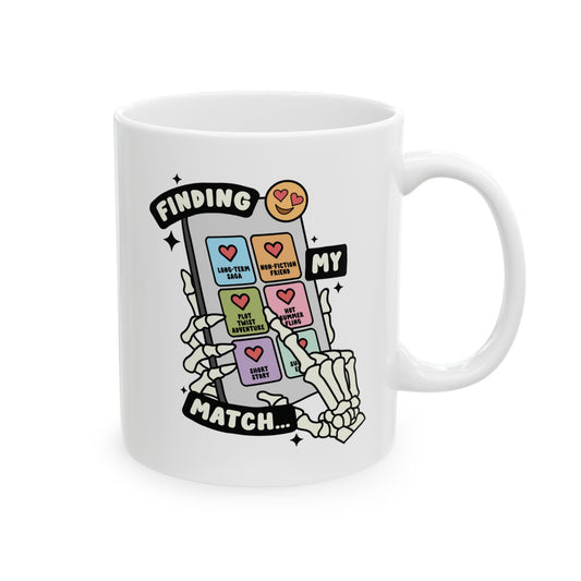 Finding My Match Book Tropes Mug