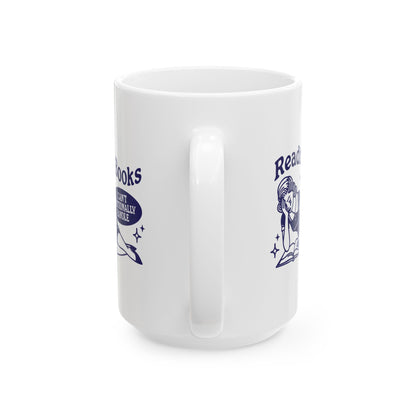 Reading Books I Can't Emotionally Handle Mug