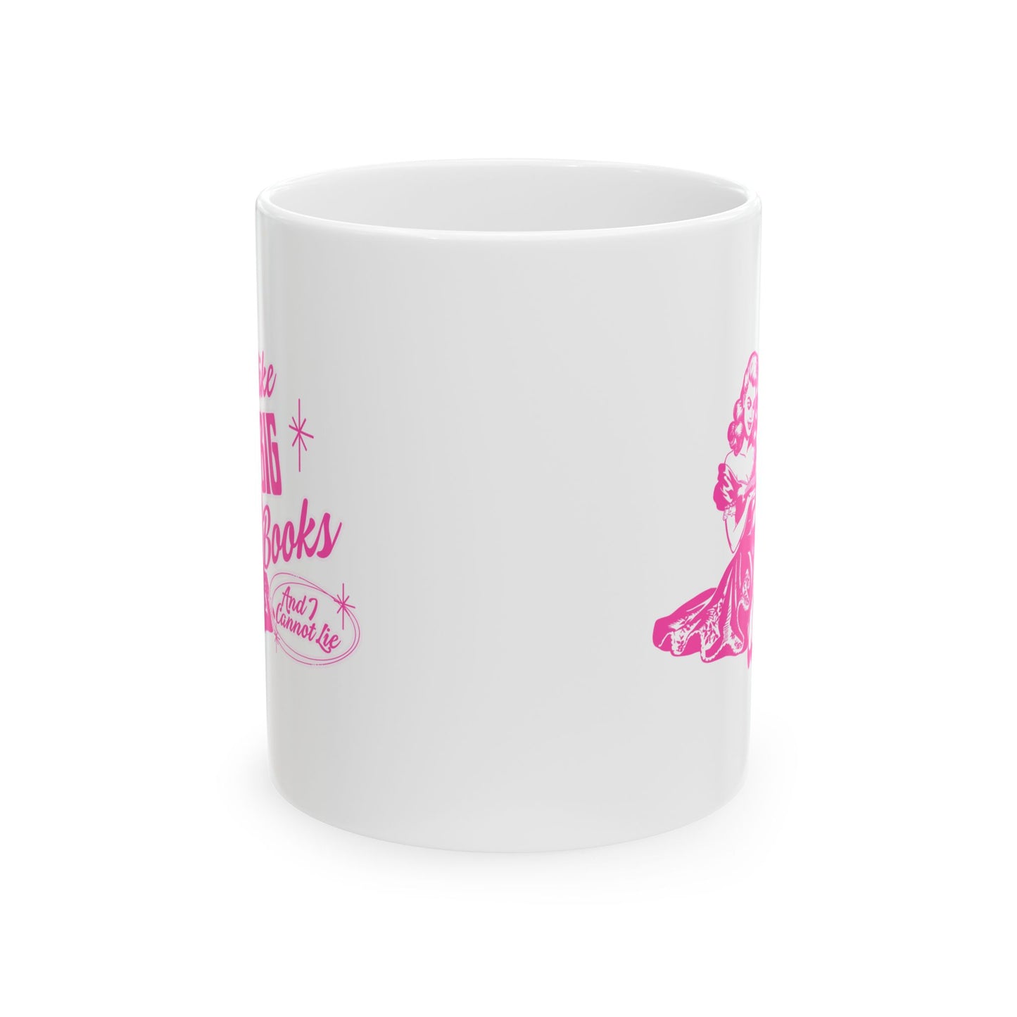 I Like Big Books Retro Mug
