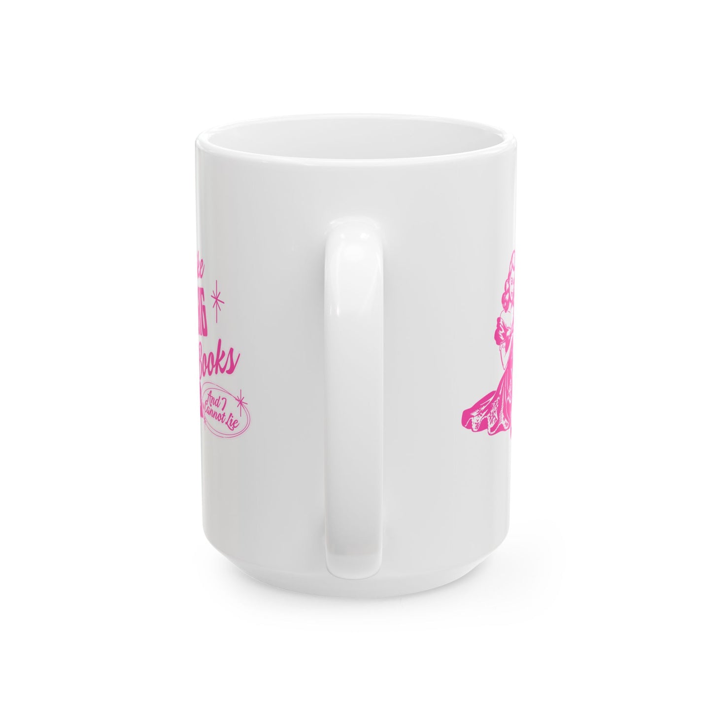 I Like Big Books Retro Mug