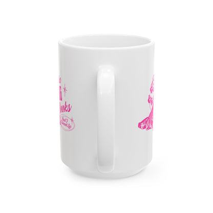 I Like Big Books Retro Mug