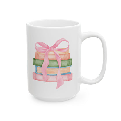 Books & Bow Coquette Mug