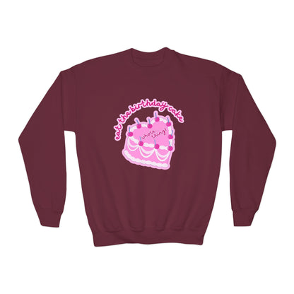 Youth Eat The Birthday Cake Sweatshirt