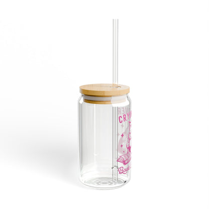 Crying Over Book Boyfriend Sipper Glass