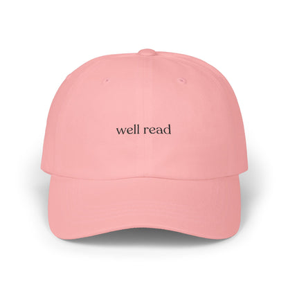 Well Read Embroidered Baseball Cap