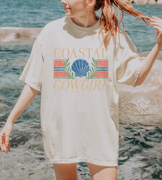 Coastal Cowgirl Comfort Colors T-Shirt