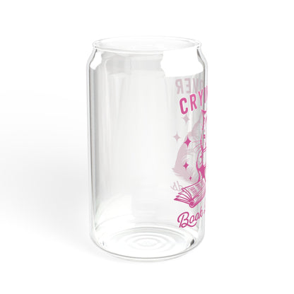 Crying Over Book Boyfriend Sipper Glass