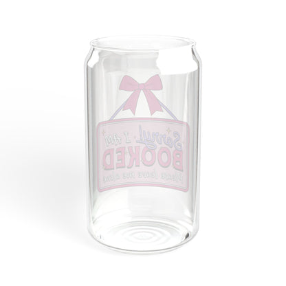 I'm Booked Leave Me Alone Sipper Glass