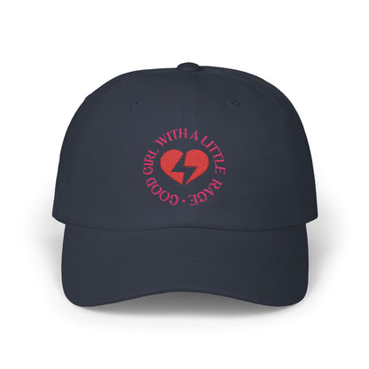 Good Girl With A Little Rage Embroidered Baseball Cap