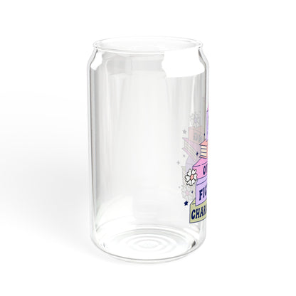 Crying Over Fictional Characters Sipper Glass