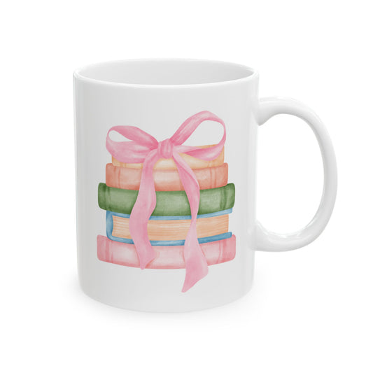 Books & Bow Coquette Mug