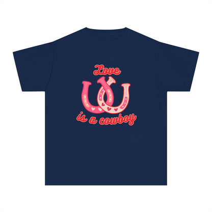 Youth Love Is A Cowboy Graphic T-Shirt