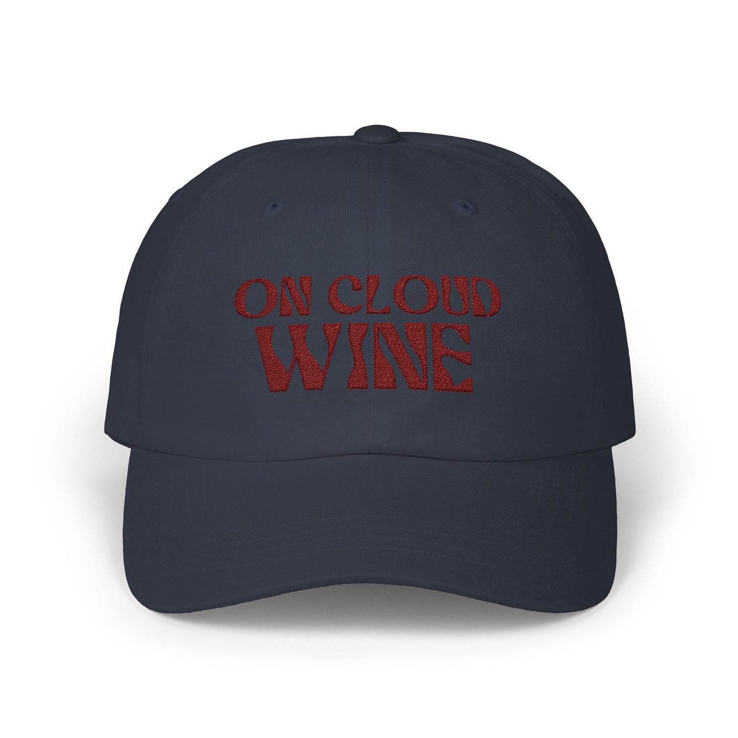 On Cloud Wine Embroidered Baseball Cap